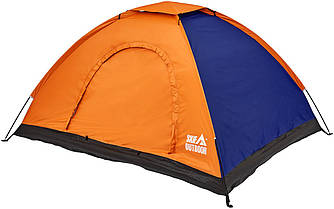 Намет Skif Outdoor Adventure I, 200*150 cm (2-місний), ц:orange-blue (147764)