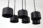 Підвісний стельовий світильник у стилі лофт Luxolar Loft Edison 382 E27 з регульованою висотою чорний, фото 8