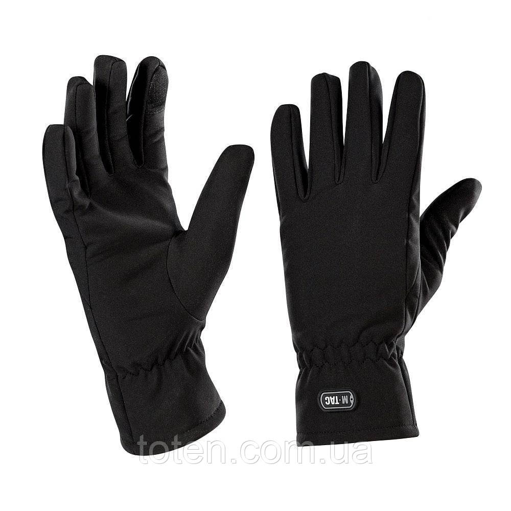 Тактические зимние теплые перчатки Мужские рукавицы ВСУ армейские защитные. Цвет черный. Размер S, M, L, XL - фото 1 - id-p1687792568