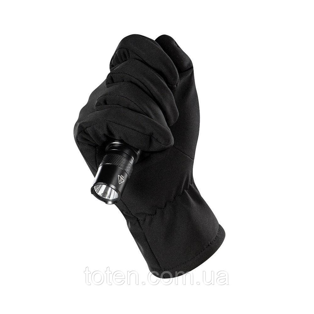 Тактические зимние теплые перчатки Мужские рукавицы ВСУ армейские защитные. Цвет черный. Размер S, M, L, XL - фото 4 - id-p1687792568
