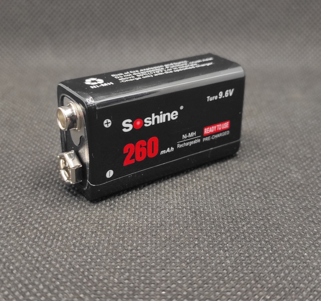 Акумулятор "крона" Soshine 9,6v 260mAh (1шт. )