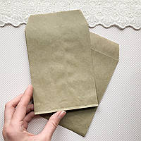 Паперові пакети для пакування 20 шт 11*17 см Олива