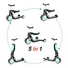 Дитячий самокат-трансформер 3в1 біговел, триколісний велосипед GS-0057, фото 2