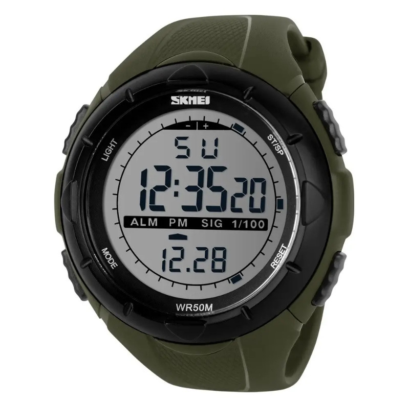 Чоловічий наручний годинник Skmei Dive 1025 Зелений