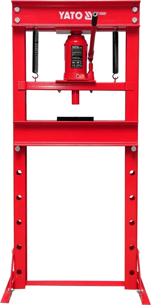 Прес гідравлічний YATO 20т 0-695 ММ 490 ММ (YT-55581), фото 1