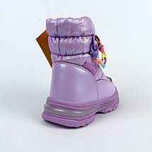 10305M Теплі бузкові дутики для дівчинки тм Tom.m розмір 23 - устілка 15 см, фото 5