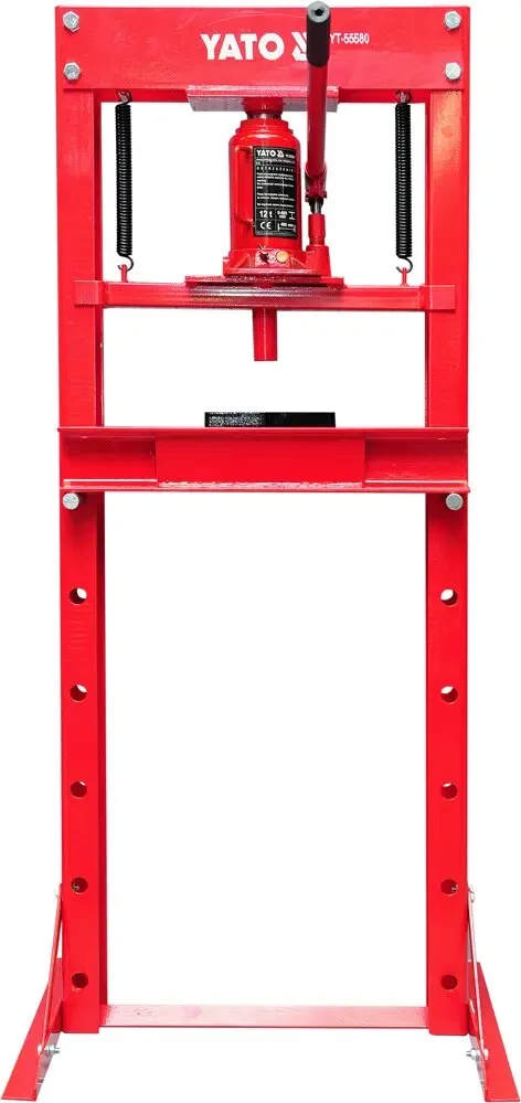 Прес гідравлічний YATO 12т 0-695 ММ 400 ММ (YT-55580), фото 1
