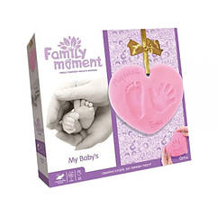 Набір для відбитка ручки і ніжки дитини Family Moment FMM 01 Рожевий