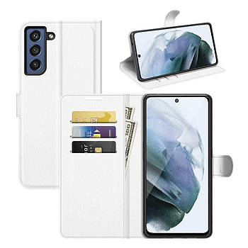 Чохол-книжка Litchie Wallet для Samsung Galaxy S22 Plus White