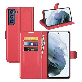 Чохол-книжка Litchie Wallet для Samsung Galaxy S22 Plus Red
