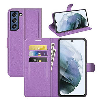 Чохол-книжка Litchie Wallet для Samsung Galaxy S22 Plus Violet