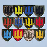 Шеврон на липучці роду військ, спеціальних військ та служб ЗСУ (піксель, олива) 7х8см, фото 2