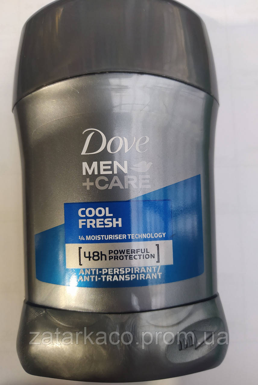 Дезодорант сухой стик мужской освежающий антиперспирант Дав Dove ...