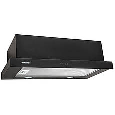 Витяжка кухонна телескопічна ELEYUS MARS 700 LED SMD 60 BL (чорна)-stryqq
