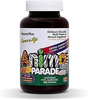 Жевательные мультивитамины для детей, Nature's Plus, Animal Parade, 180 таблеток.
