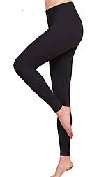 Жіноча термобілизна лосини з високою талією з термотканини в розмірі L