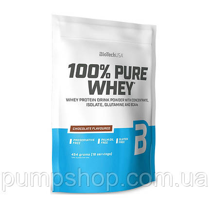 Сироватковий протеїн BioTech USA 100% Pure Whey 454 г (смак печиво-крем), фото 1