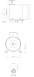 Електродвигун однофазний 4 кВт / 3000 об / хв; 220 Brillo, фото 10