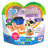 Набір для ліплення з повітряним пластиліном Squishy Monsters ТМ Lovin 70130 топ