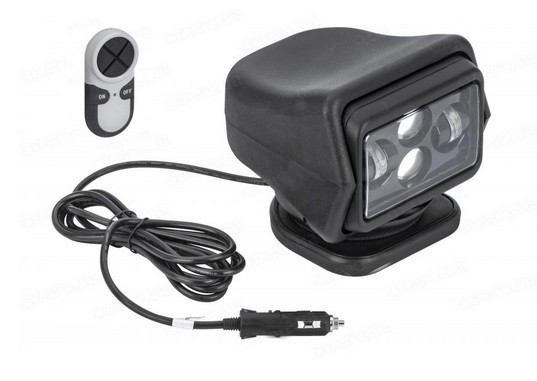 AutoLamp CH015-LED-60W черный 12В светодиодный поисковый LED прожектор фара искатель 4800Лм на лодку - фото 1 - id-p1687851313