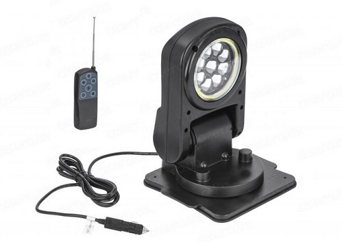 AutoLamp P001-LED-45W чорний 12В світлодіодний пошуковий LED прожектор фара шукач 3600 Лм на човен