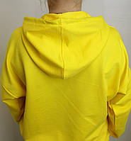 Спортивный детский/подростковый Костюм р.128-164см желтый штаны+кофта с капюшоном, замок 128,140,152,164 р.