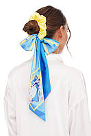 Лента Твилли + резинка " Украинская мавка ", шарфик-галстук, шарф-лента My Scarf, колекция Украина