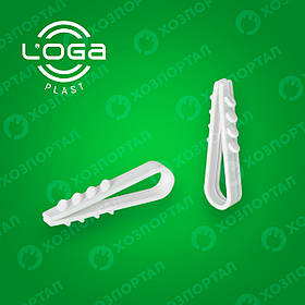 Кріплення ялинка для круглого кабелю  К6  6мм (100шт/уп)