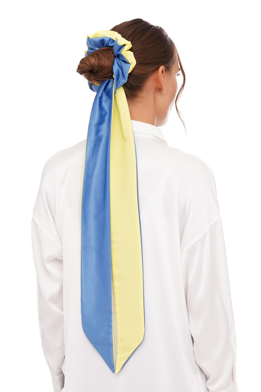 Стрічка Твіллі + гумка, шарфик-краватка, шарф-стрічка My Scarf, колекція Україна