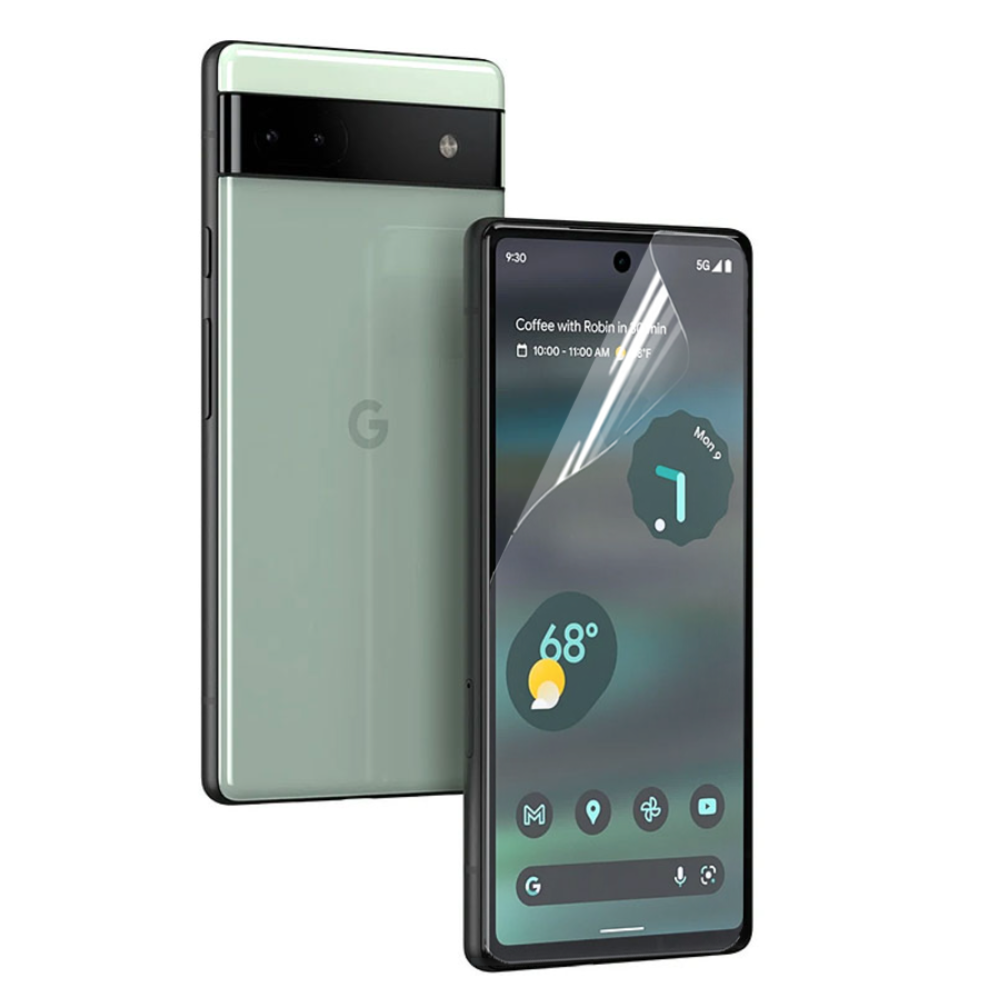 Протиударна гідрогелева плівка Hydrogel Film для Google Pixel 6A, Transparent