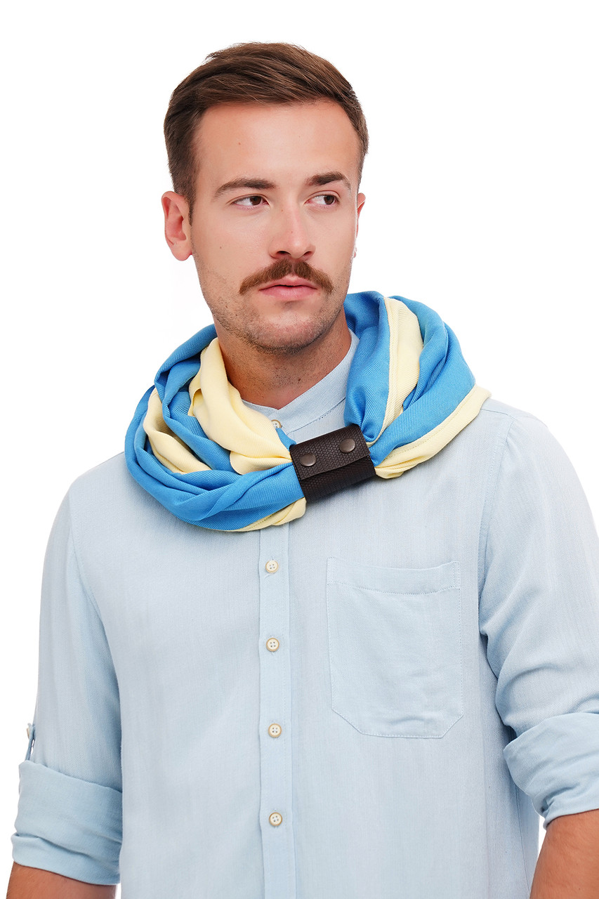 Кашеміровийшарф "Мілан", шарф снуд, великий чоловічий шарф від My scarf, фото 1