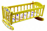 Кроватка для кукол Барби S0013 кровать-качалка топ S0013(Yellow), Сетка