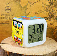Настільні годинники Губка Боб "Кращий друг" / Sponge Bob Square Pants