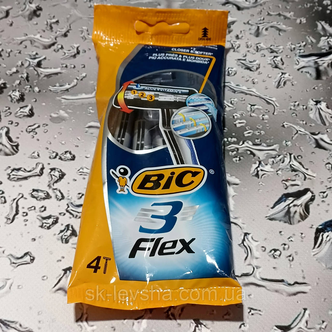 Станки для гоління Bic® 3 Flex Aloe 4 шт.