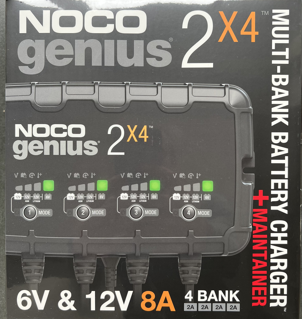 Пристрій NOCO GENIUS 2X4 6V 12V 8A