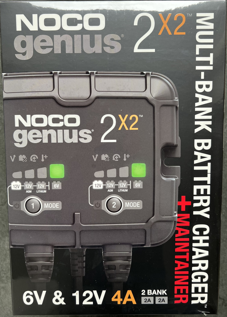 Зарядний пристрій NOCO GENIUS 2X2 6 V 12 V