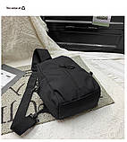 Новий стиль Барсетка сумка-слінг на груди нейлон тканина для через плече Унісекс ОПТ, фото 5