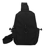 Новий стиль Барсетка сумка-слінг на груди нейлон тканина для через плече Унісекс ОПТ, фото 4