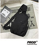 Новий стиль Барсетка сумка-слінг на груди нейлон тканина для через плече Унісекс ОПТ, фото 3