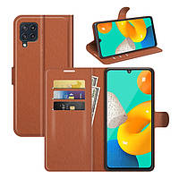 Чехол-книжка Litchie Wallet для Samsung Galaxy M32 4G Brown