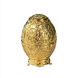 Резервуар для зберігання зубочисток Faberge egg Gold Sakura, фото 3