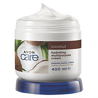 Восстанавливающий мультифункциональный крем для лица, рук и тела с маслом кокоса Care (400 мл) Avon Эйвон