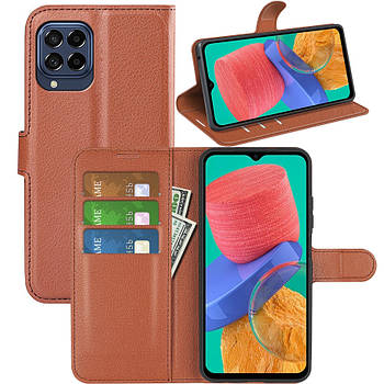 Чохол-книжка Litchie Wallet для Samsung Galaxy M53 5G Brown