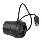 Розгалужувач прикурювача 12/24V (на 2 виходи + USB) KONNWEI, фото 6