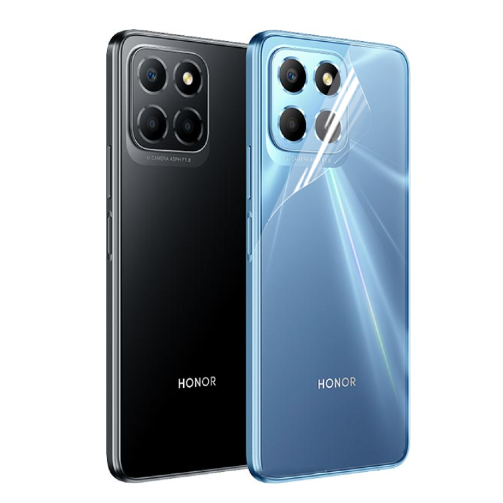 Протиударна гідрогелева плівка Hydrogel Film для Huawei Honor X8 5G на задню панель, Transparent