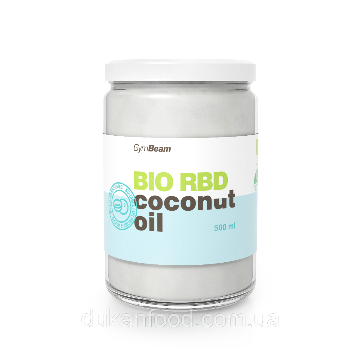 BIO RBD Кокосова олія, GymBeam, 500 мл