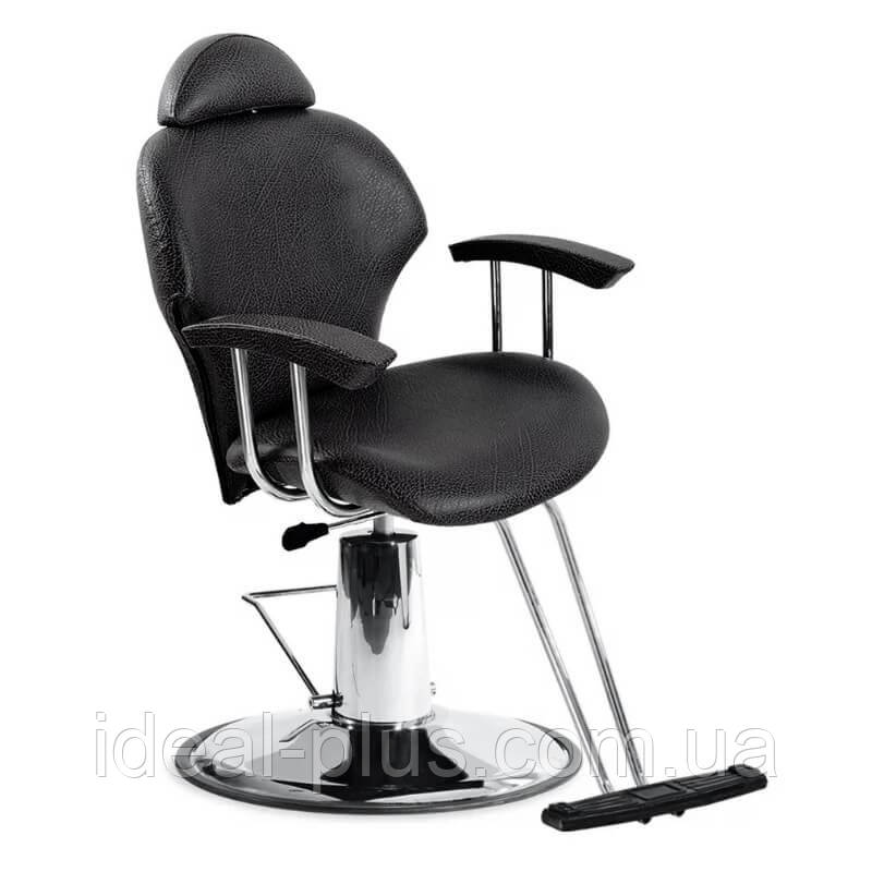Чоловіче крісло для стрижки барбер Лоренцо перукарське крісло з підголовником