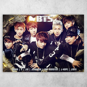 Плакат постер K-Pop "BTS / БТС" №11