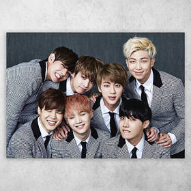 Плакат постер K-Pop "BTS / БТС" №17