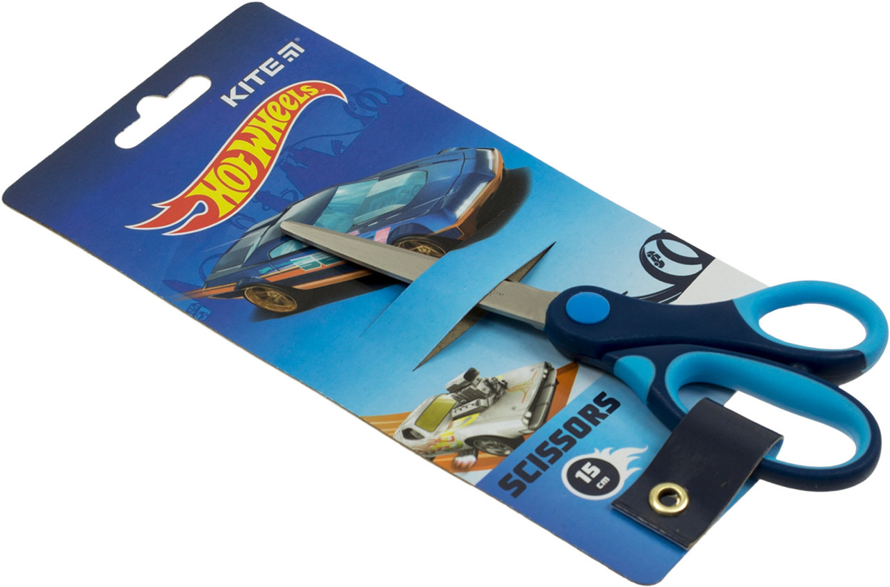 Ножиці дит. "Kite" №HW22-126 Hot Wheels 15см(12)(240)